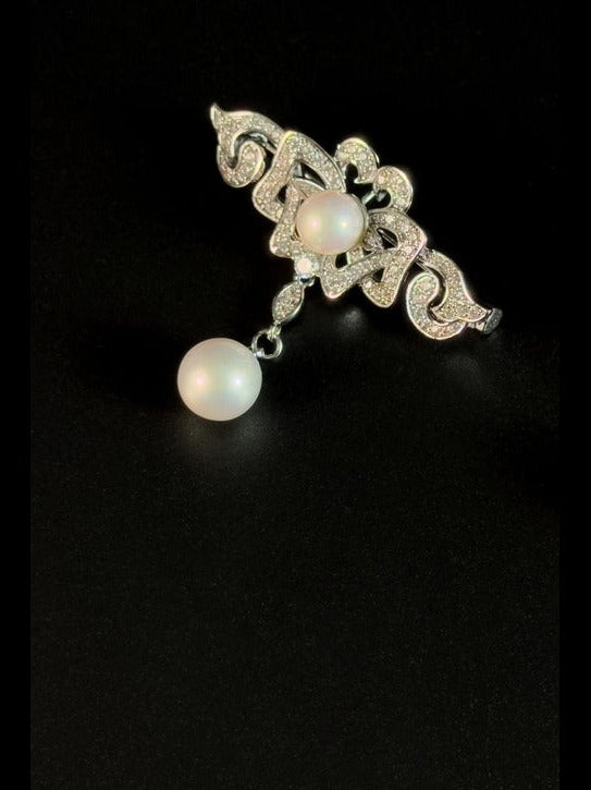 Moonlit Drop Brooch