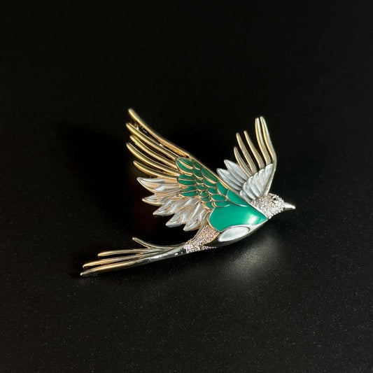 Bird-Shaped Brooch