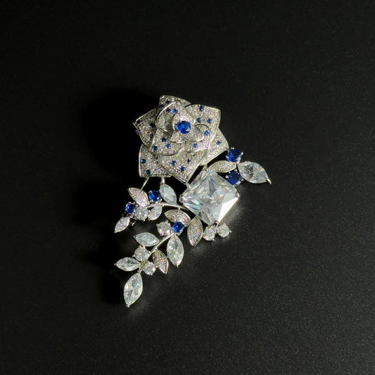 Rose-Shaped Brooch