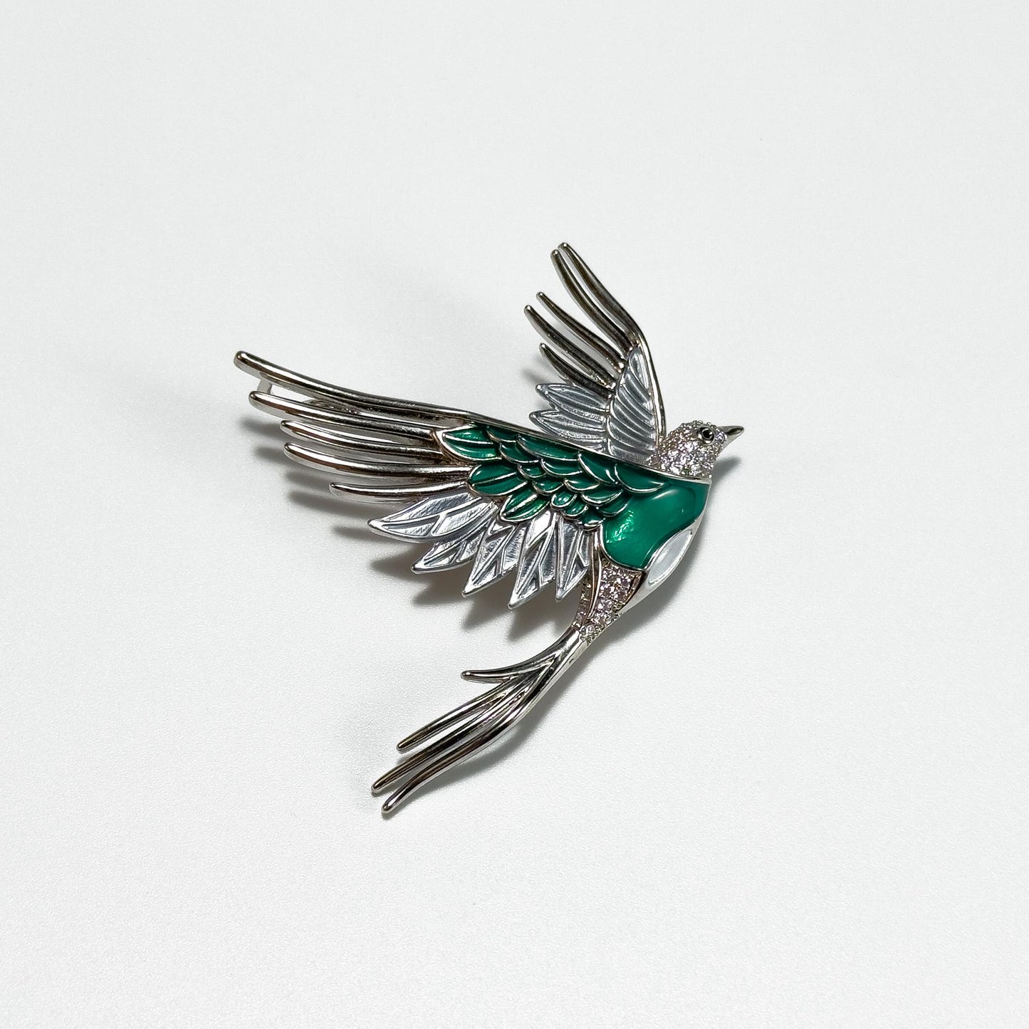 Bird-Shaped Brooch