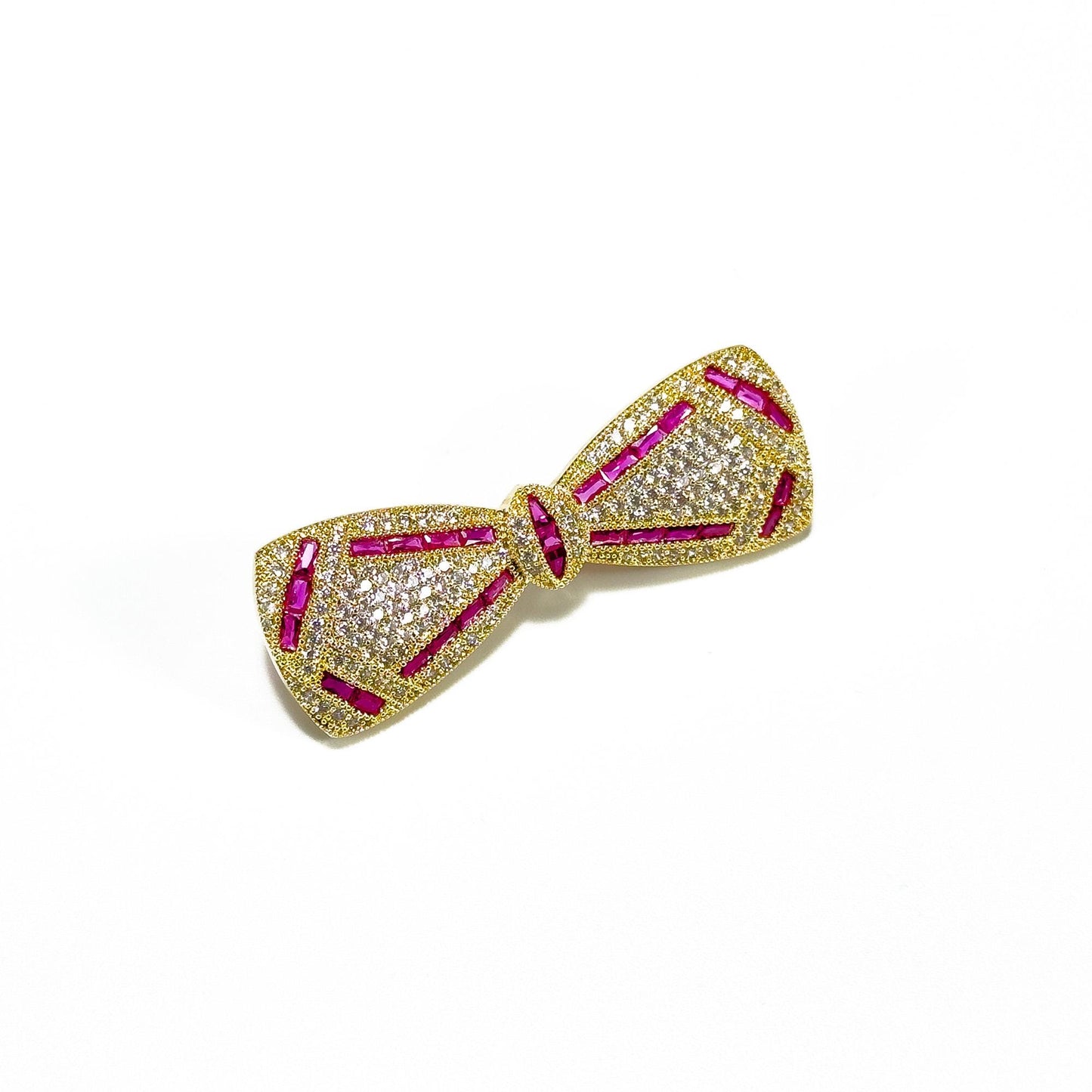 Exquisite and Luxurious Bow Brooch