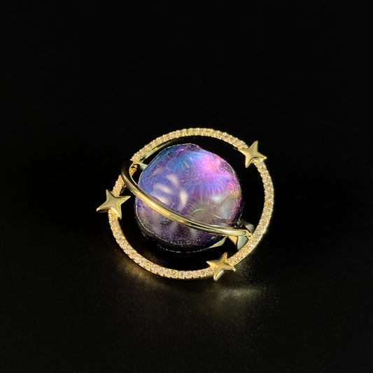 Planet Brooch