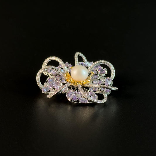 Pearl Flower Brooch