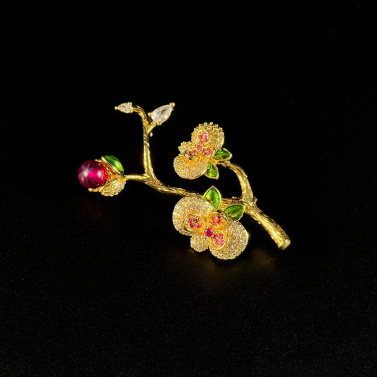 Small Gold Brooches