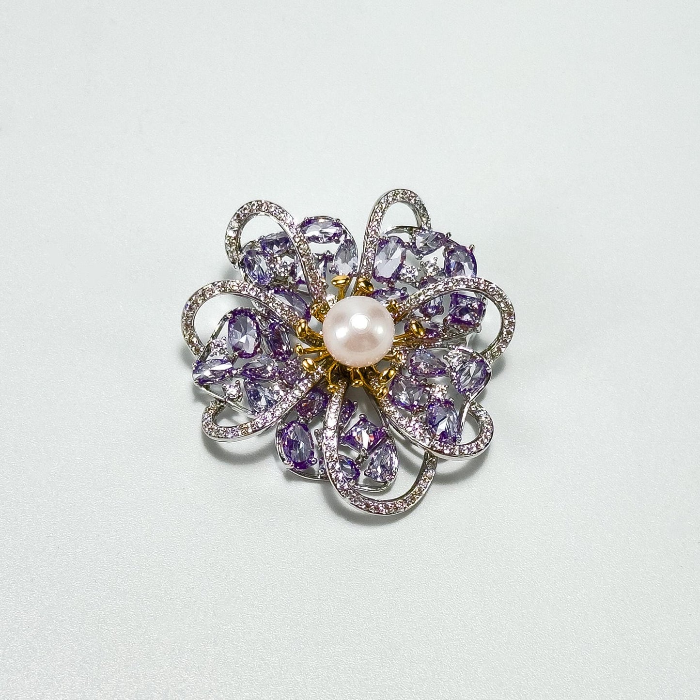 Pearl Flower Brooch