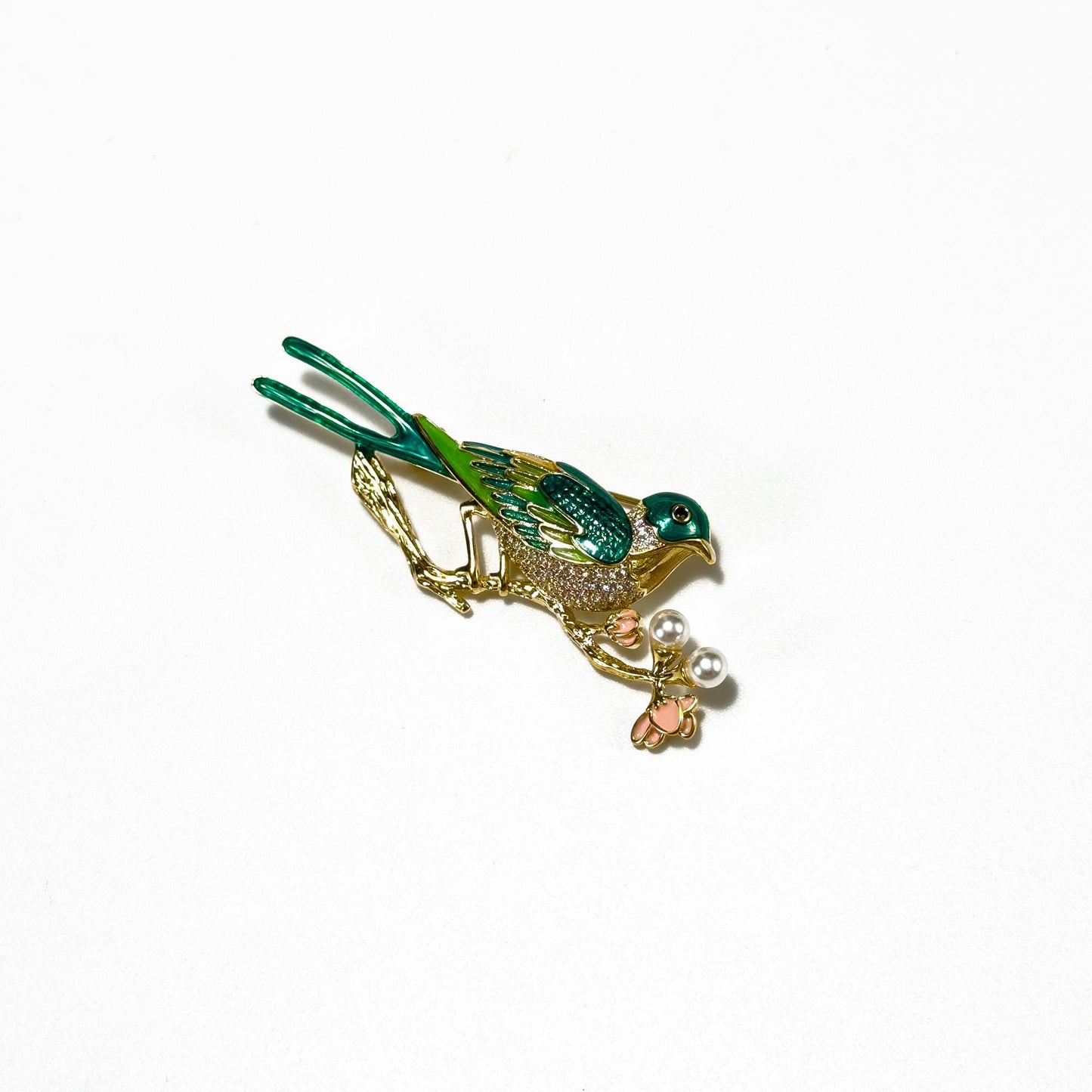 Magpie Brooch