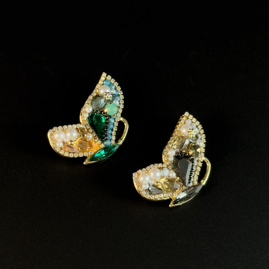 Heavy-Duty Vintage Butterfly Brooch