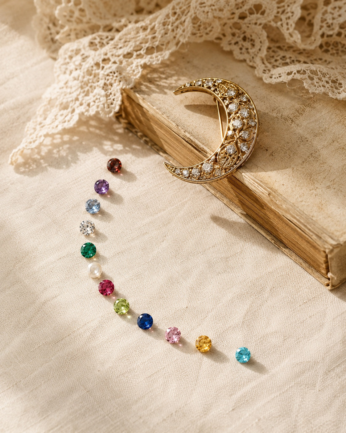 A stone for every moon.