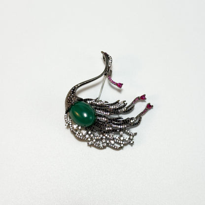 Black Swan Brooch