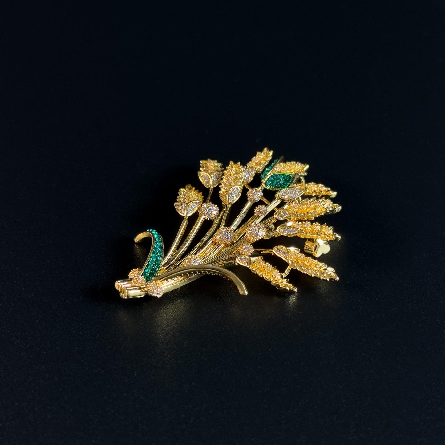 Luxury Wheat Ear Brooch