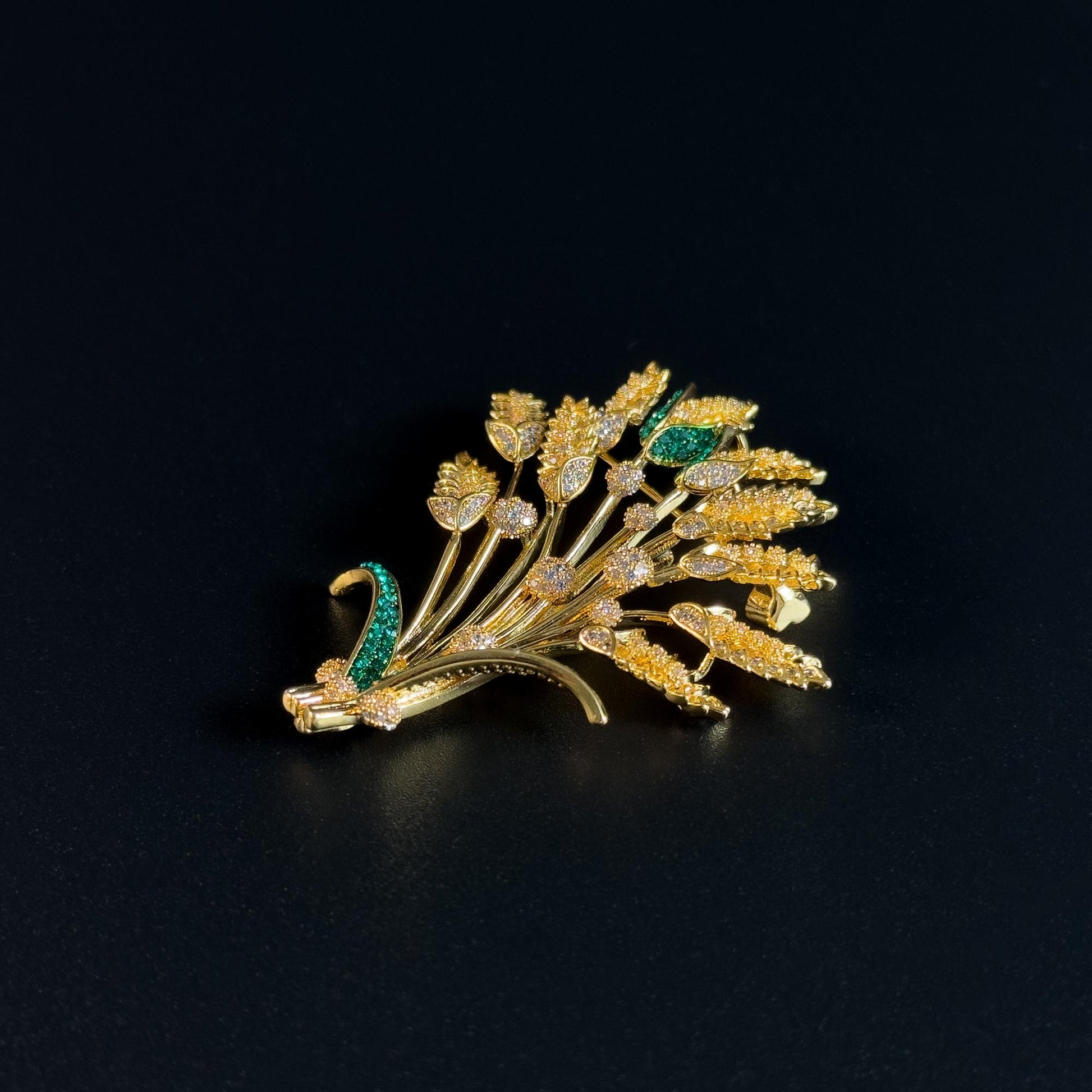 Luxury Wheat Ear Brooch