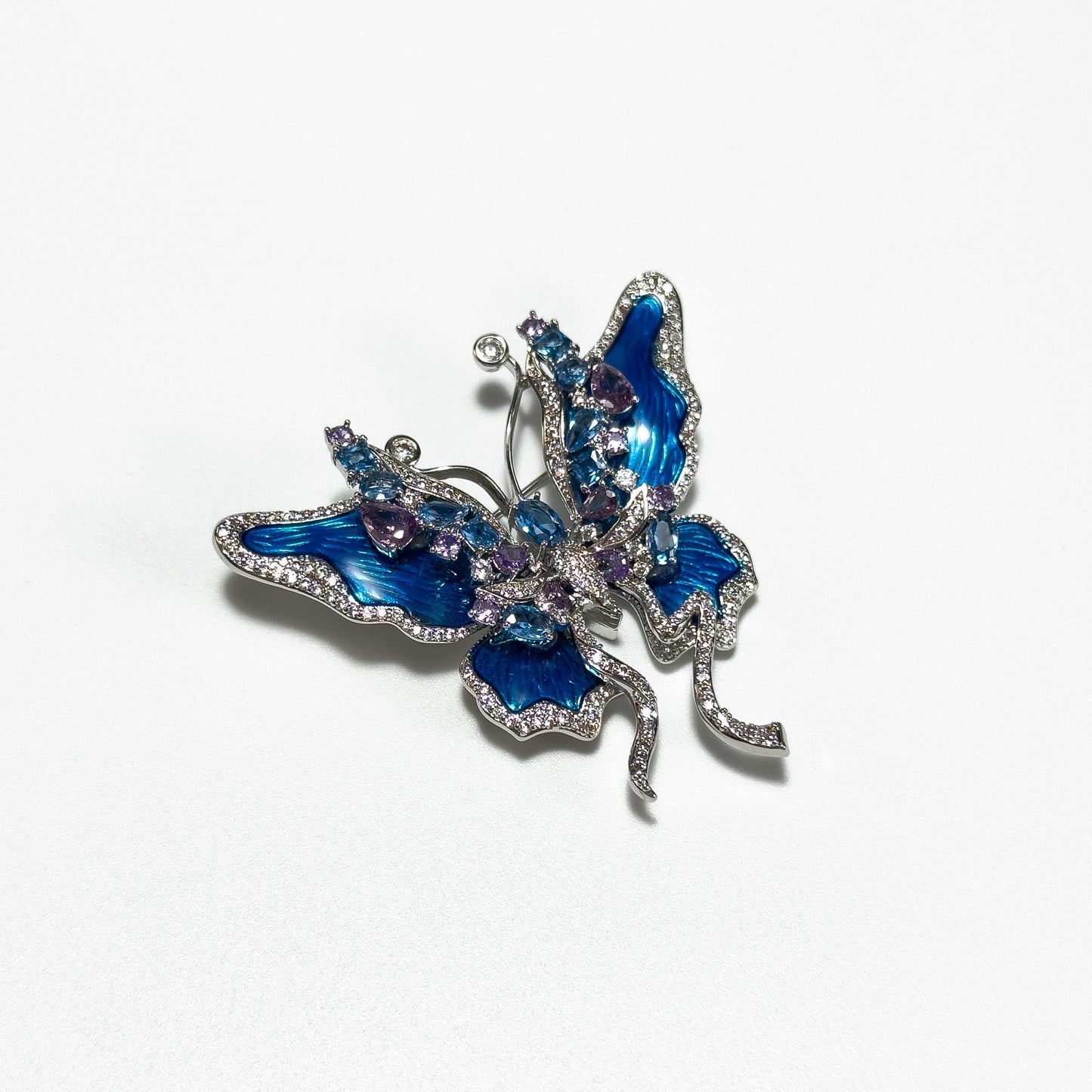 A blue