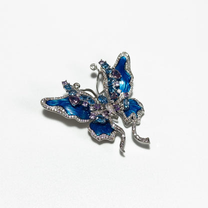 A blue