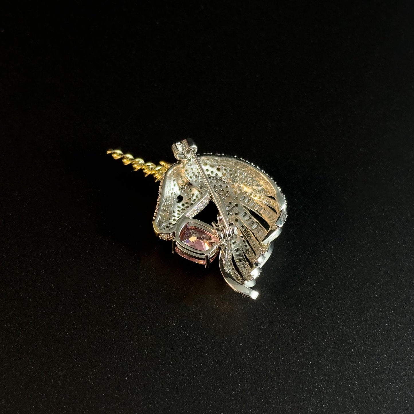 Unicorn-Shaped Brooch