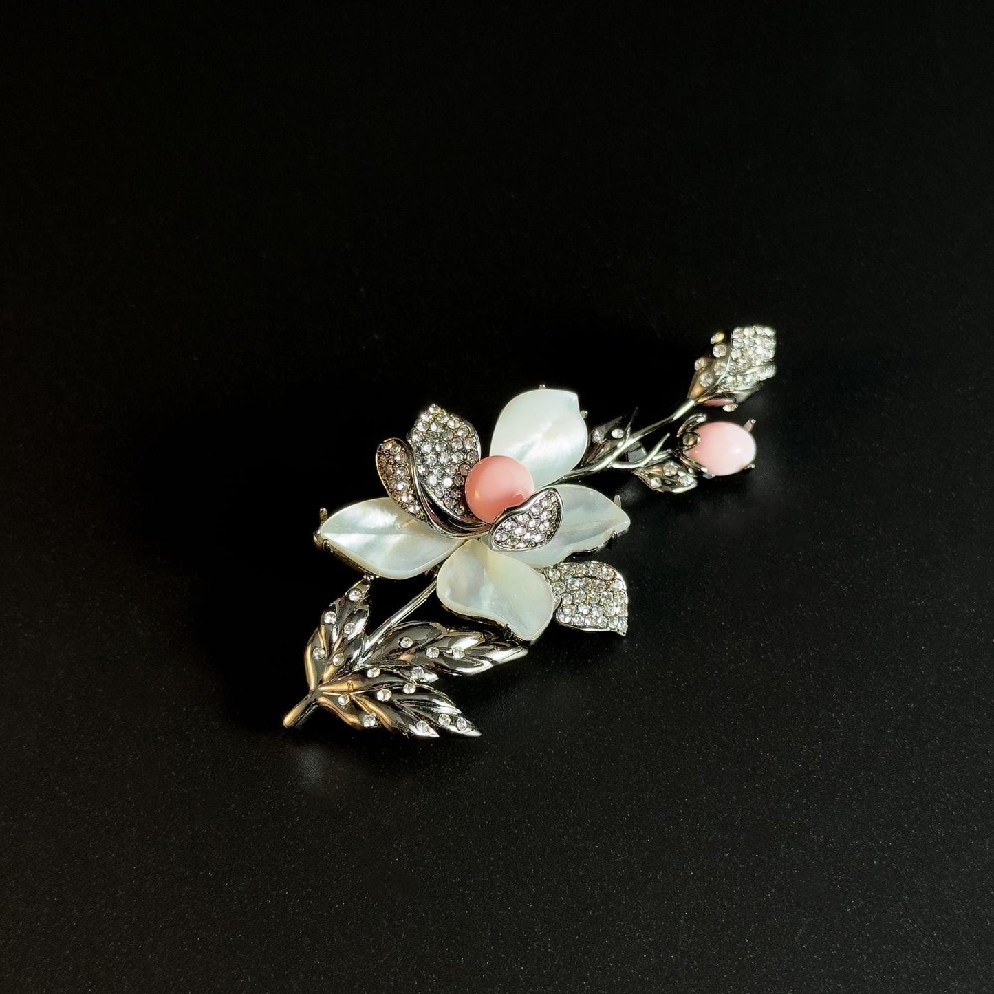 Aeetias · Moonlit Floral Pin Brooch