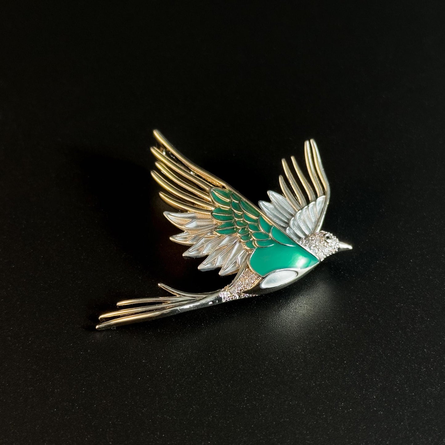 Bird-Shaped Brooch