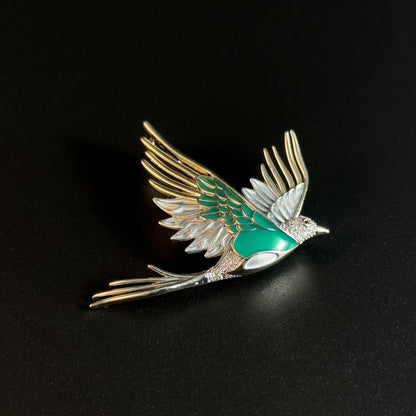 Bird-Shaped Brooch