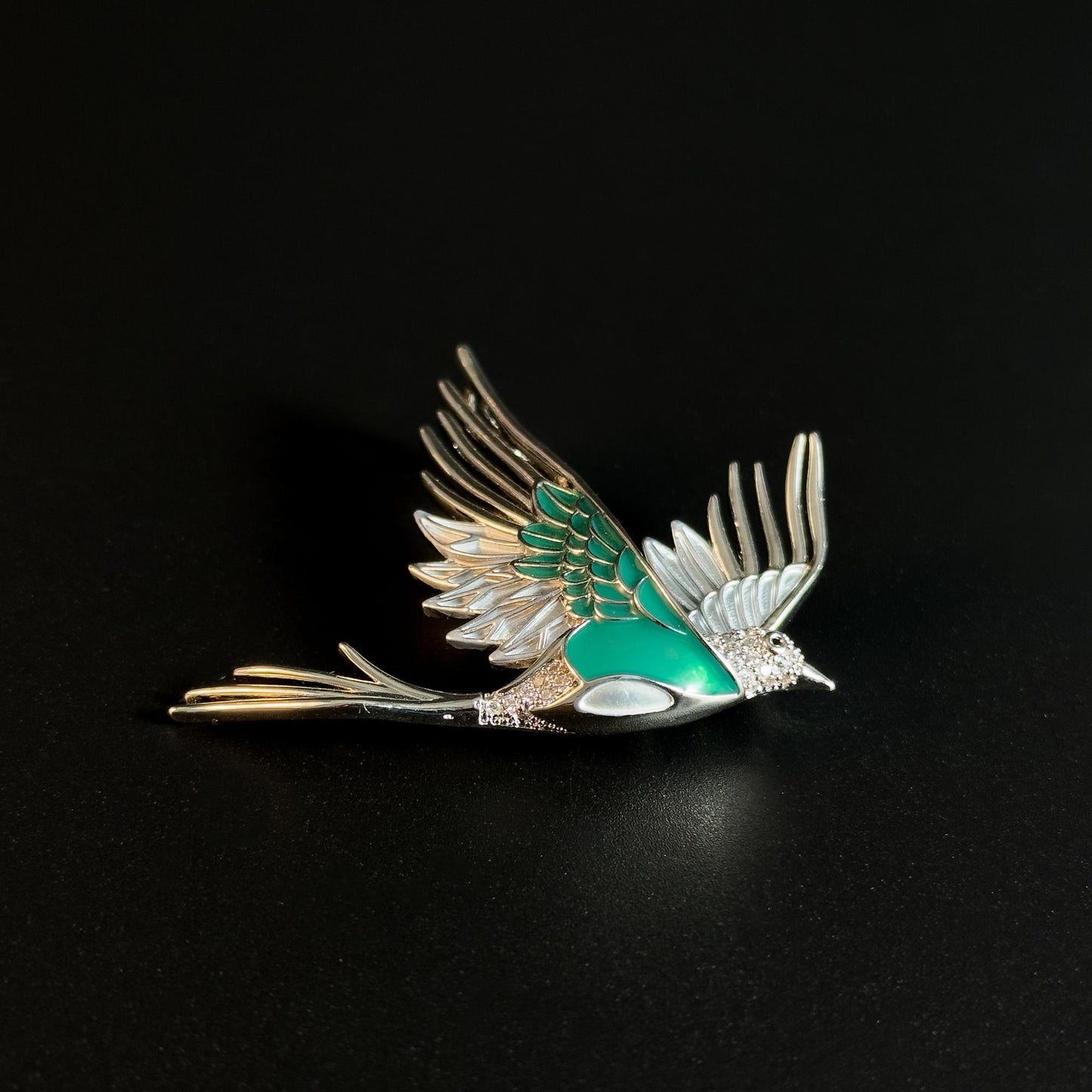 Bird-Shaped Brooch