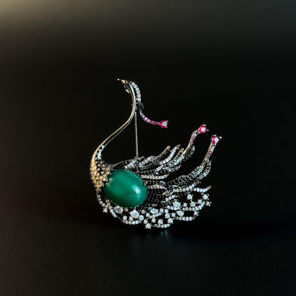 Black Swan Brooch