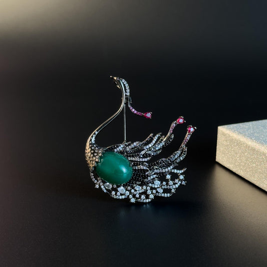 Black Swan Brooch
