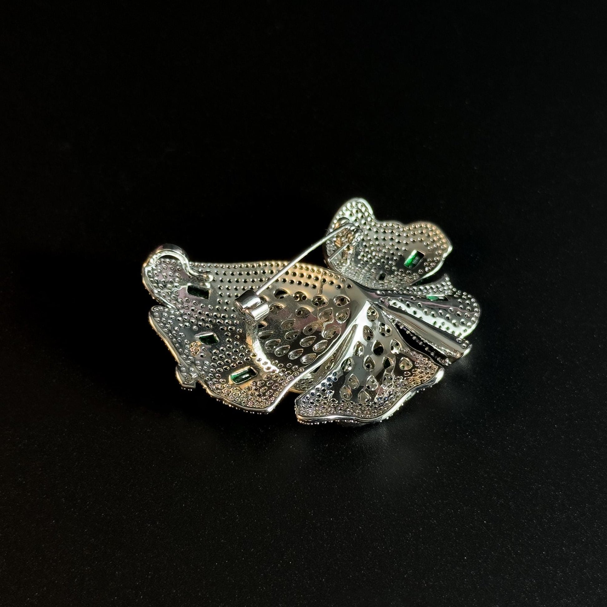 Fully Rhinestone Butterfly Brooch