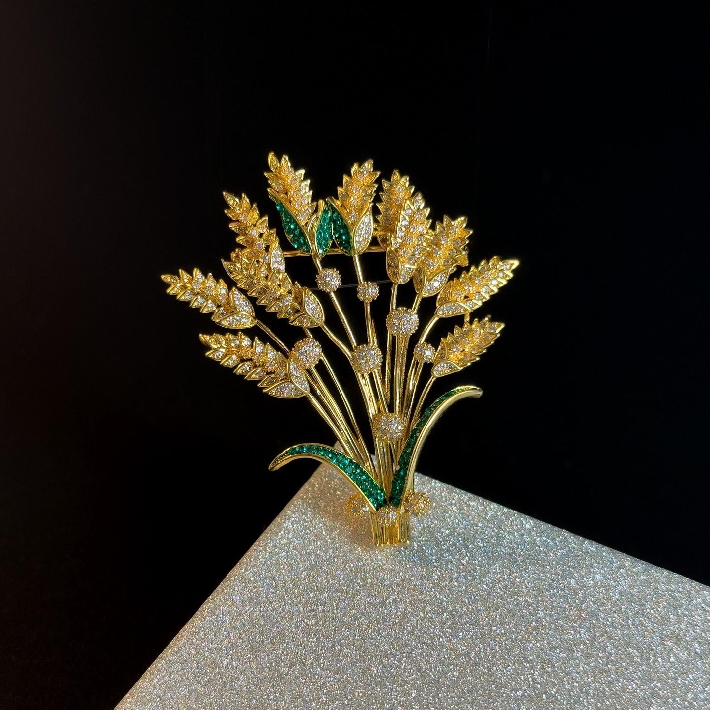 Luxury Wheat Ear Brooch