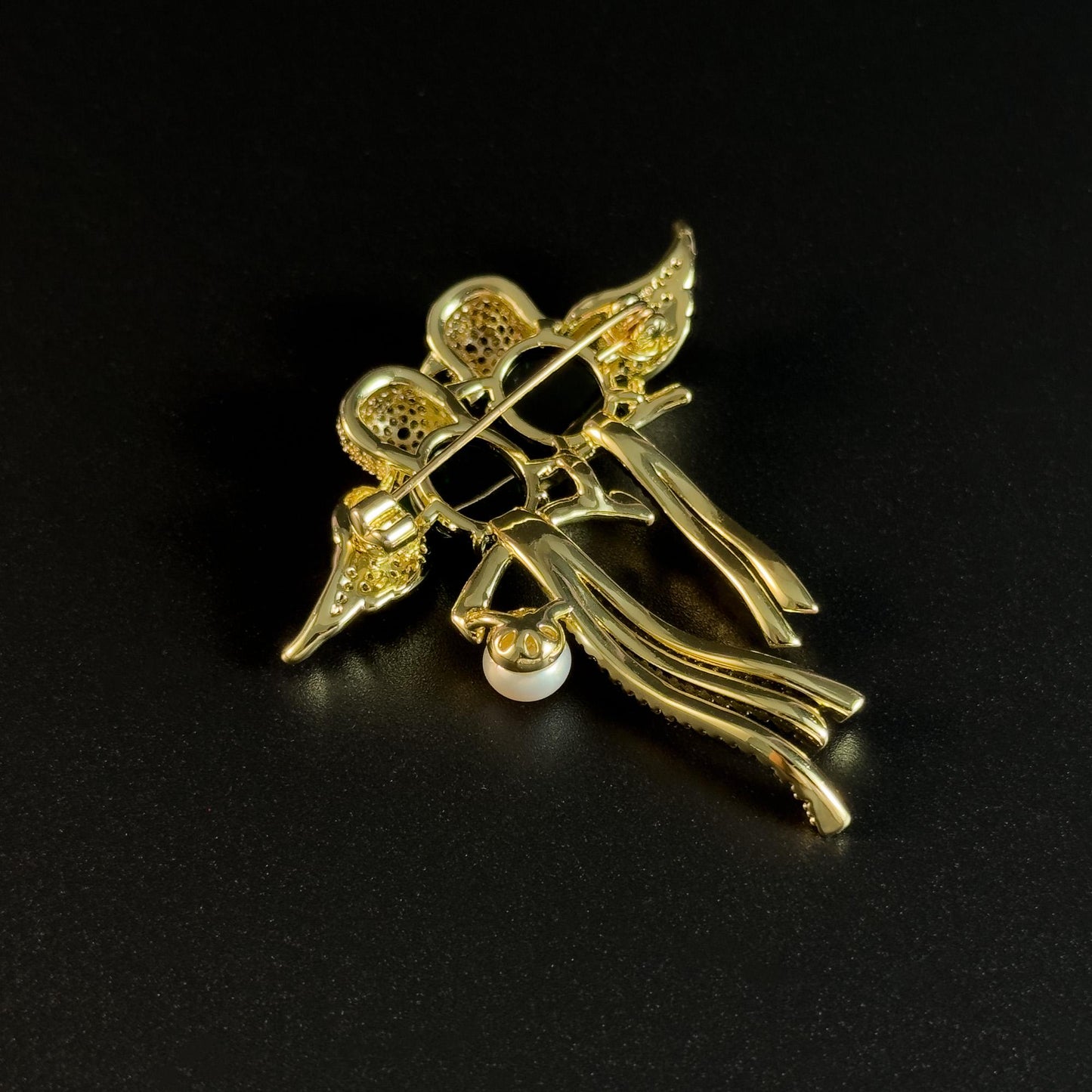 Double Bird Brooch