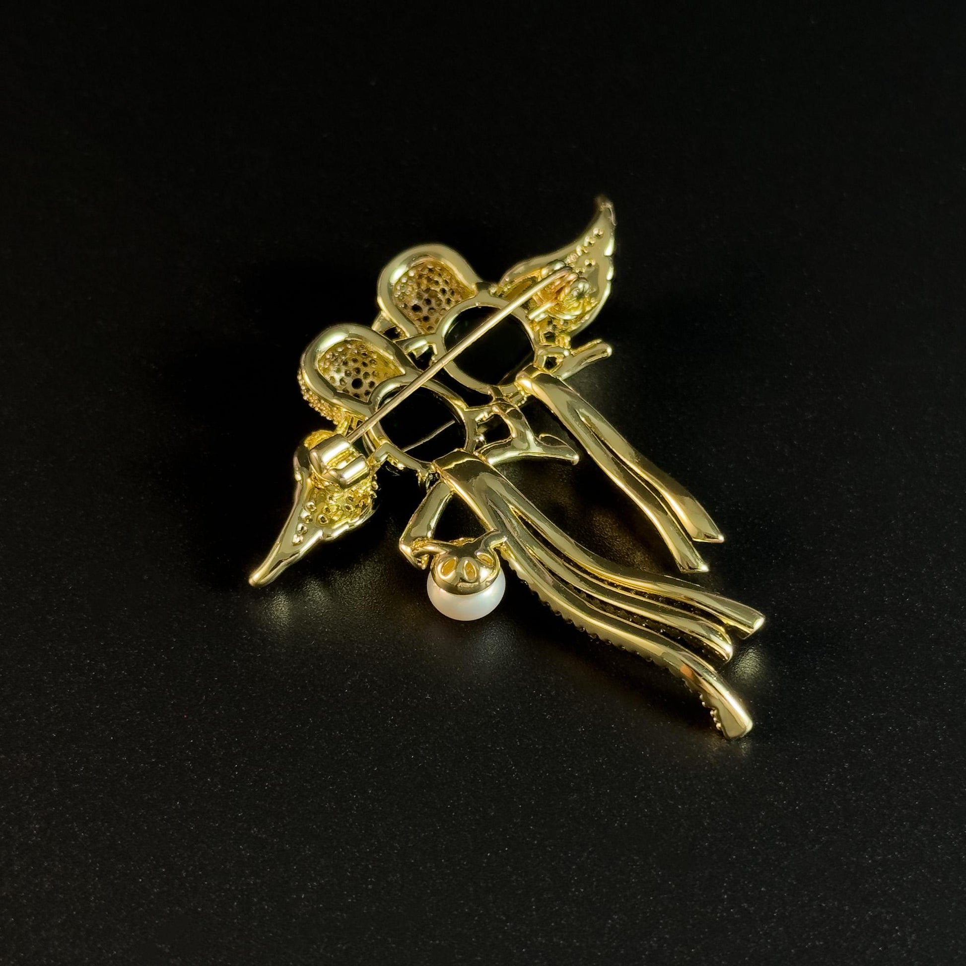 Double Bird Brooch