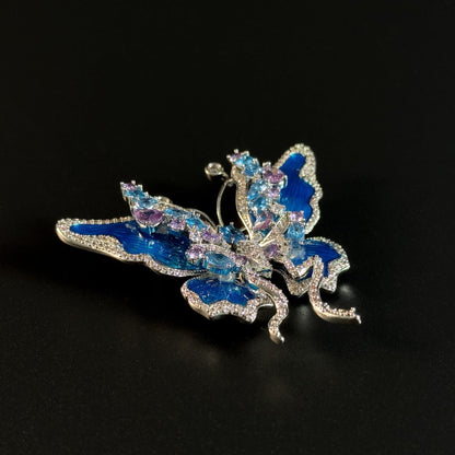 A blue