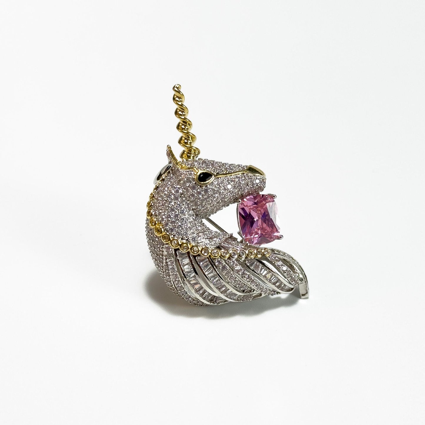 Unicorn-Shaped Brooch