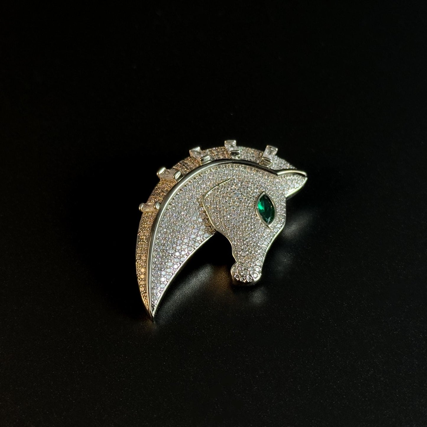 Unicorn-Shaped Brooch