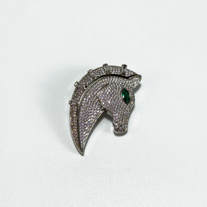 Unicorn-Shaped Brooch