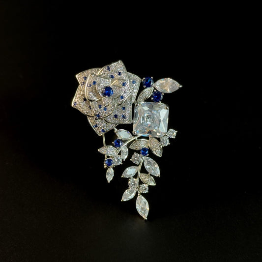 Rose-Shaped Brooch