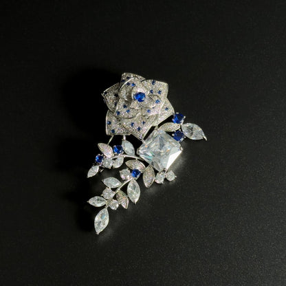 Rose-Shaped Brooch