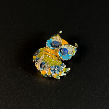 Adorable Owl Brooch