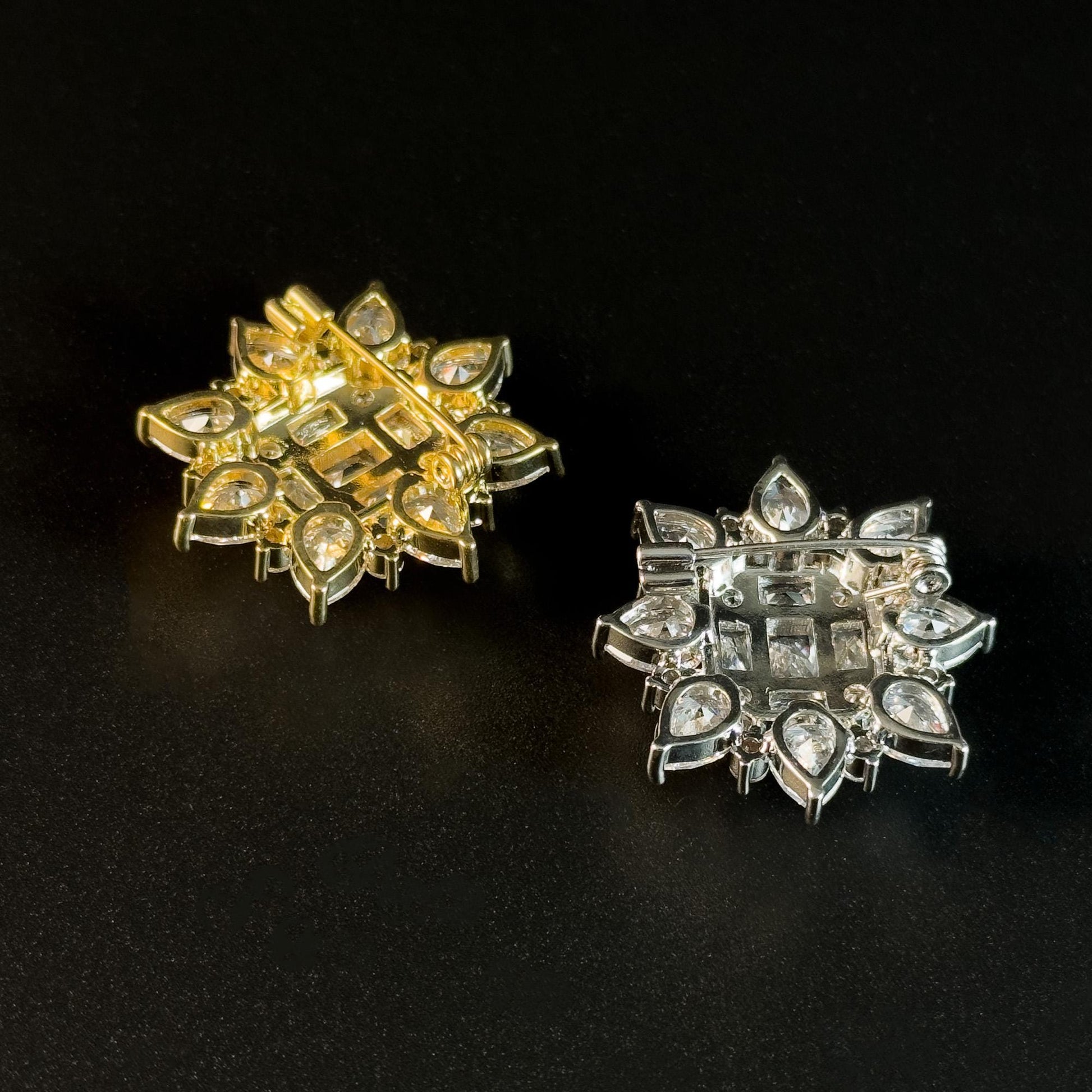 Luxurious Zircon Brooch