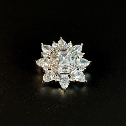 Luxurious Zircon Brooch
