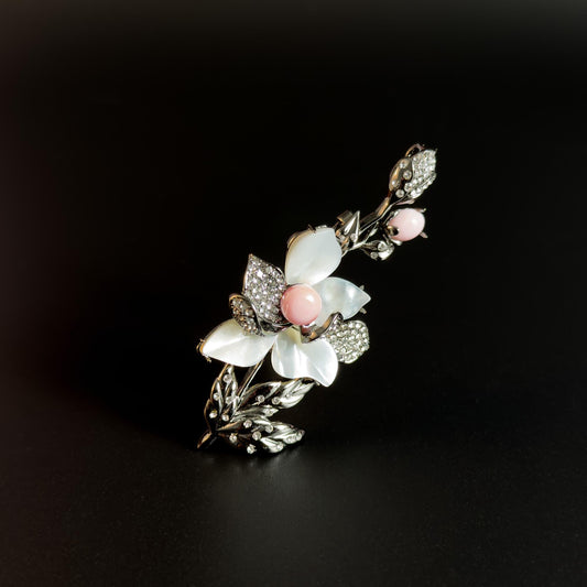 Aeetias · Moonlit Floral Pin Brooch