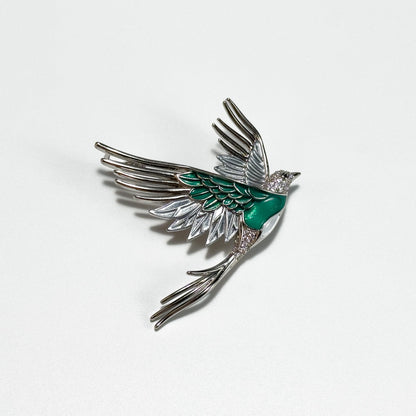 Bird-Shaped Brooch
