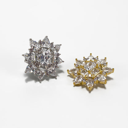 Luxurious Zircon Brooch