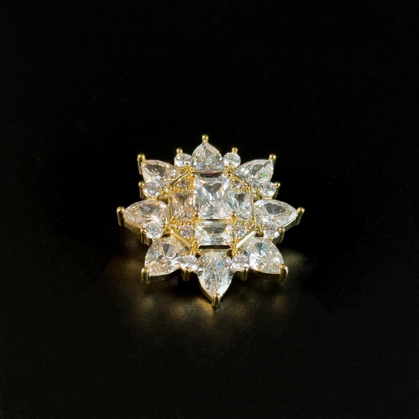 Luxurious Zircon Brooch