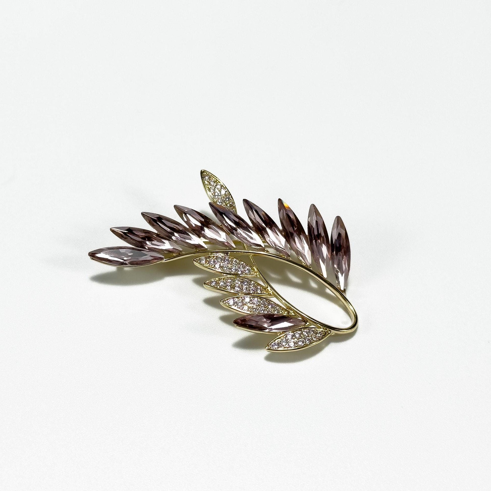 Gradient Wheat Ear Brooch