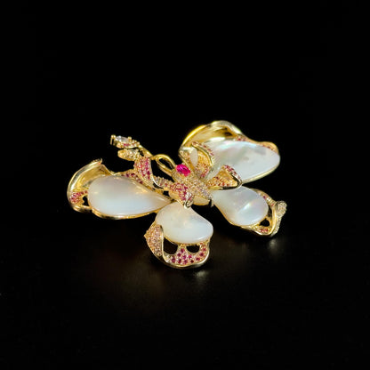 3D Butterfly Brooch