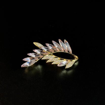 Gradient Wheat Ear Brooch