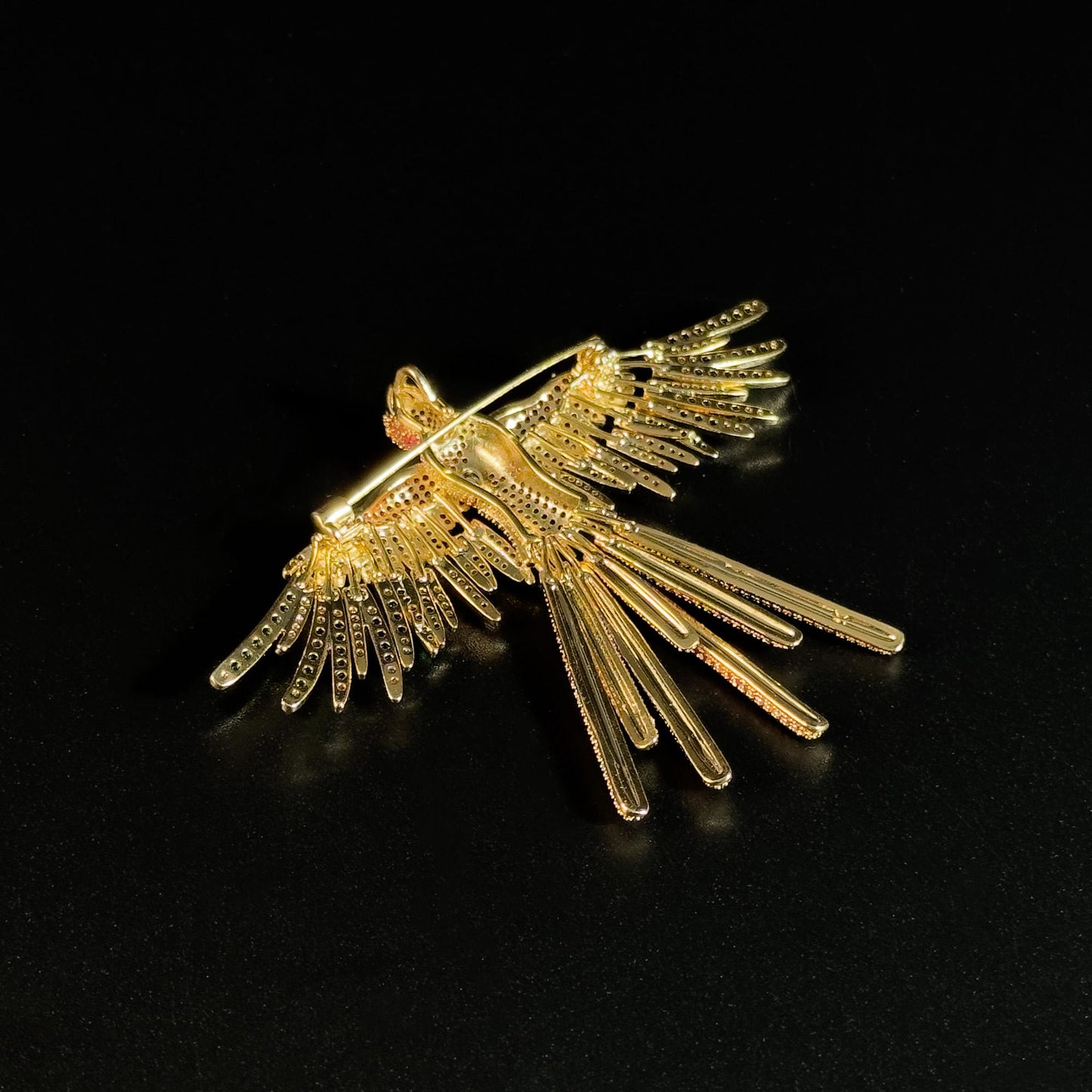 Colorful Bird Brooch