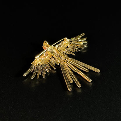 Colorful Bird Brooch