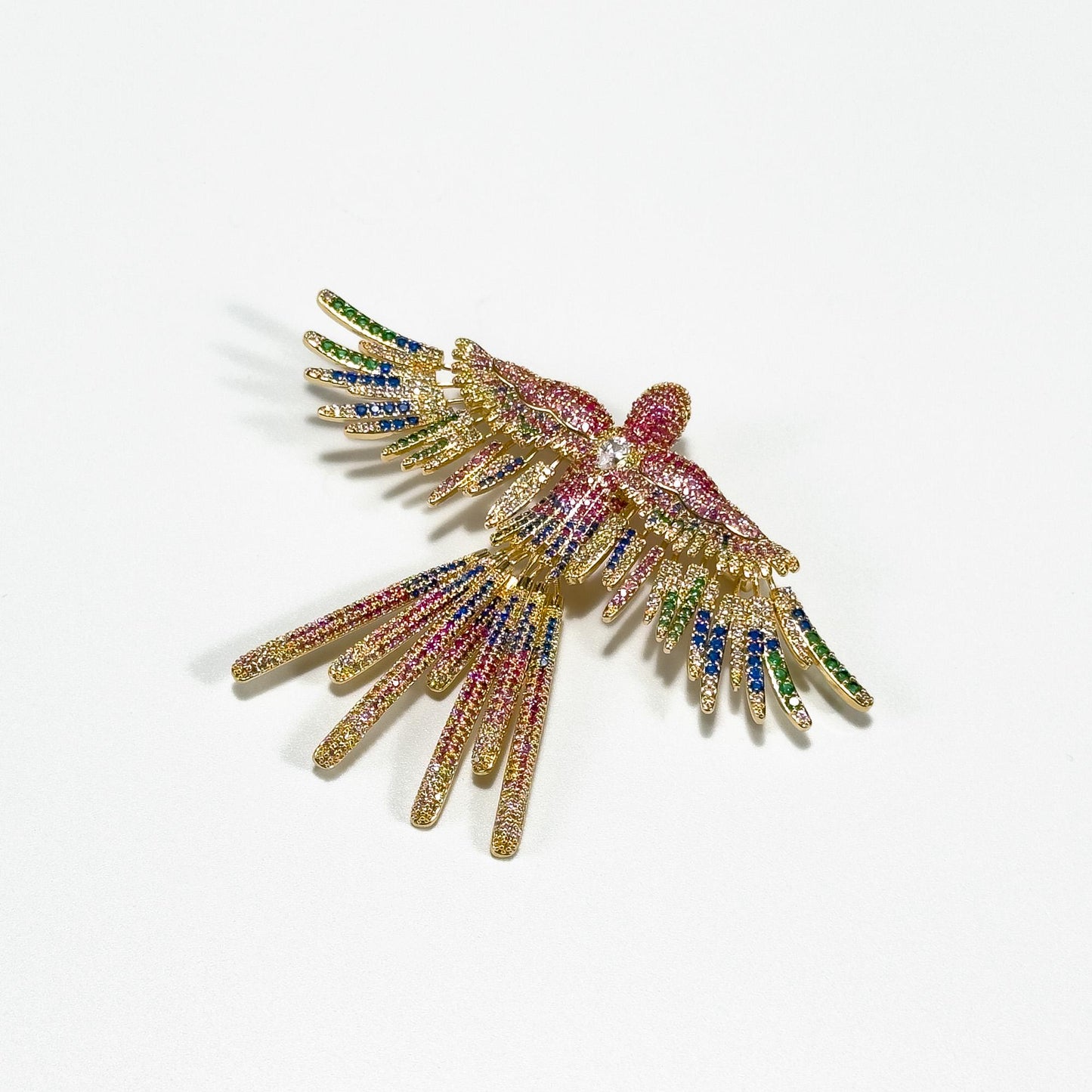 Colorful Bird Brooch