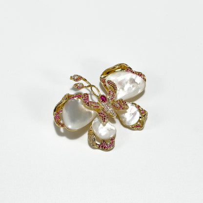 3D Butterfly Brooch
