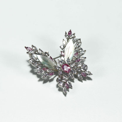Mother-of-Pearl Butterfly Brooch