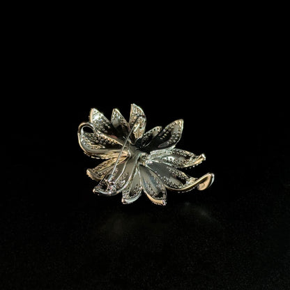 Zircon Flower Brooch